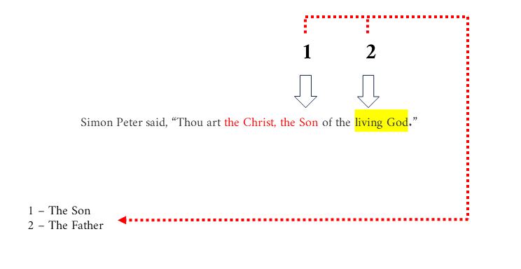 Thou are the Christ, the Son of the Living God.